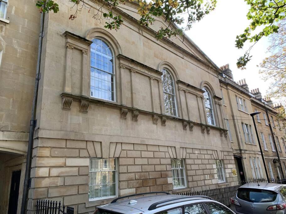 Style & Opulence In Georgian Chapel W Parking Leilighet Bath Eksteriør bilde